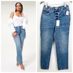Good American Icon High Waist Jeans Size 26 Rigid texture 90s style